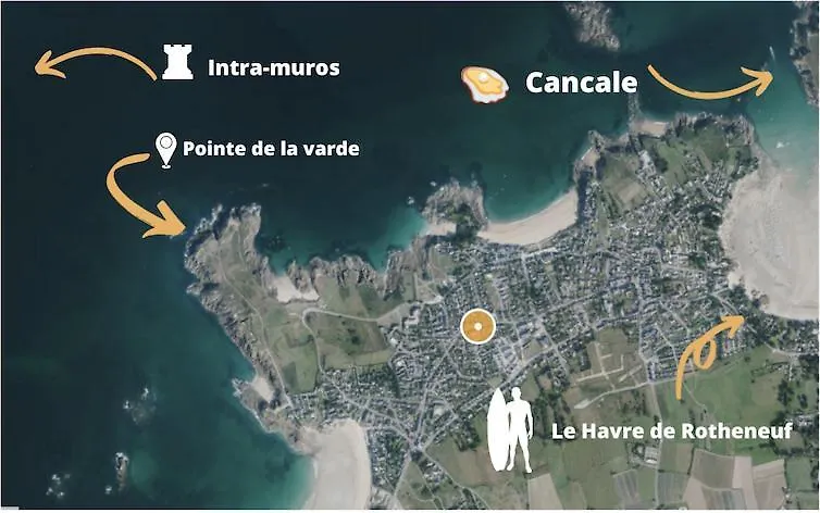 Garden Cove Apartment Saint-Malo